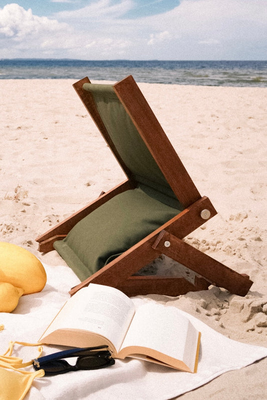 Leżak Zumbrea Ciemny Zielony - zdjęcie 1